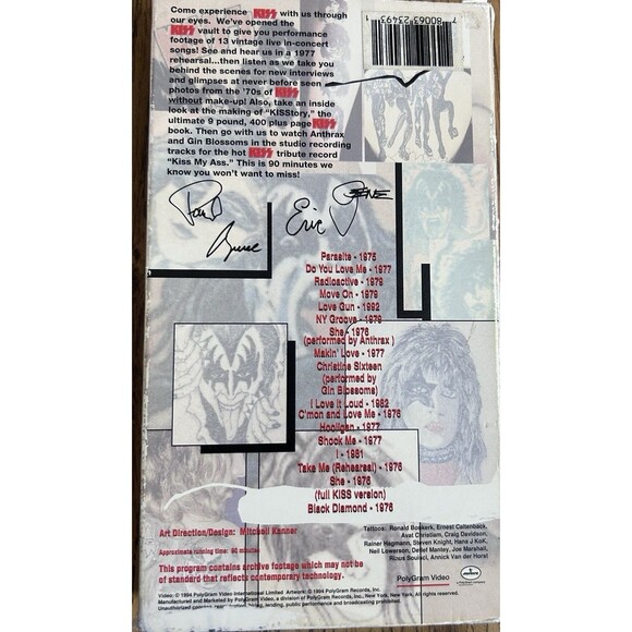 KISS - 7 VHS VIDEO TAPE LOT - '70s, '80s & '90s -  GOOD CONDITION. Tested - Picture 12 of 16